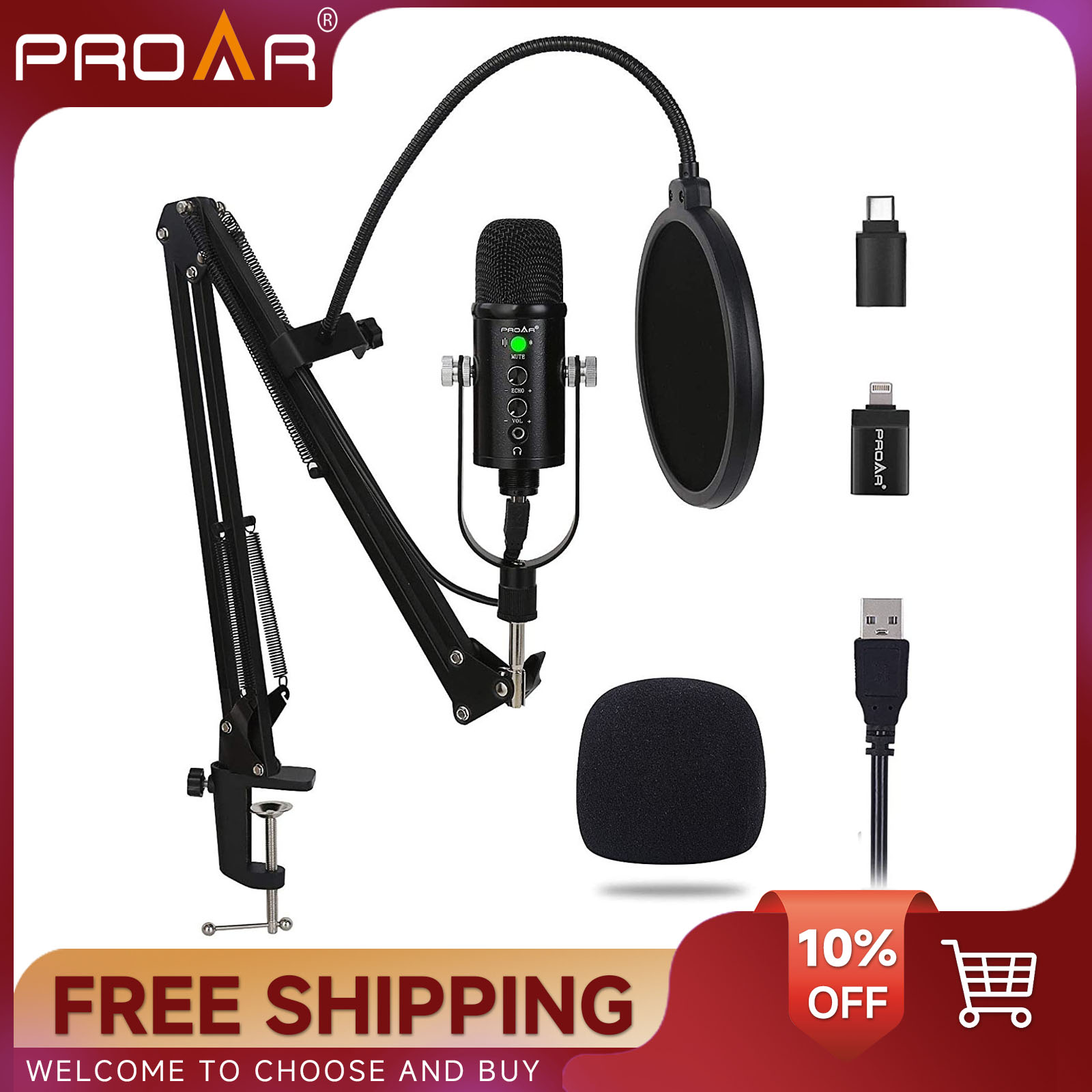 Pc Gaming Youtube - BM86 USB Condenser Microphone PC Gaming