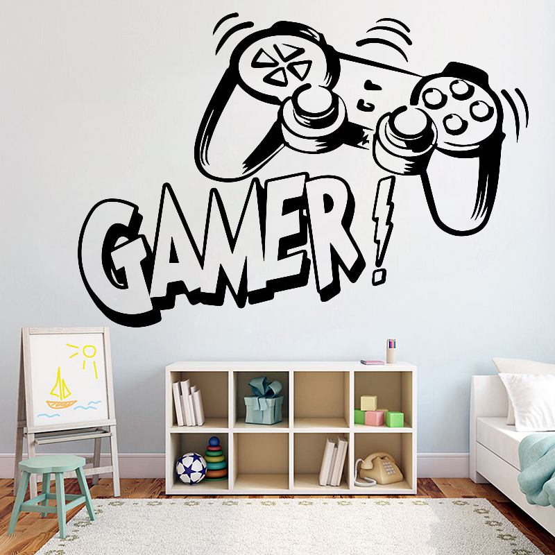 Pc Gaming Quotes - Wall Sticker for Kids Room Video