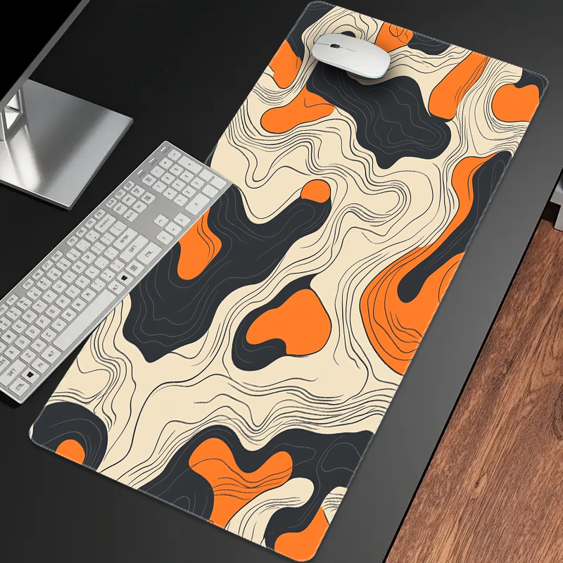 Pc Gaming Orange - Large Anti-slip Gaming Mouse Pad with