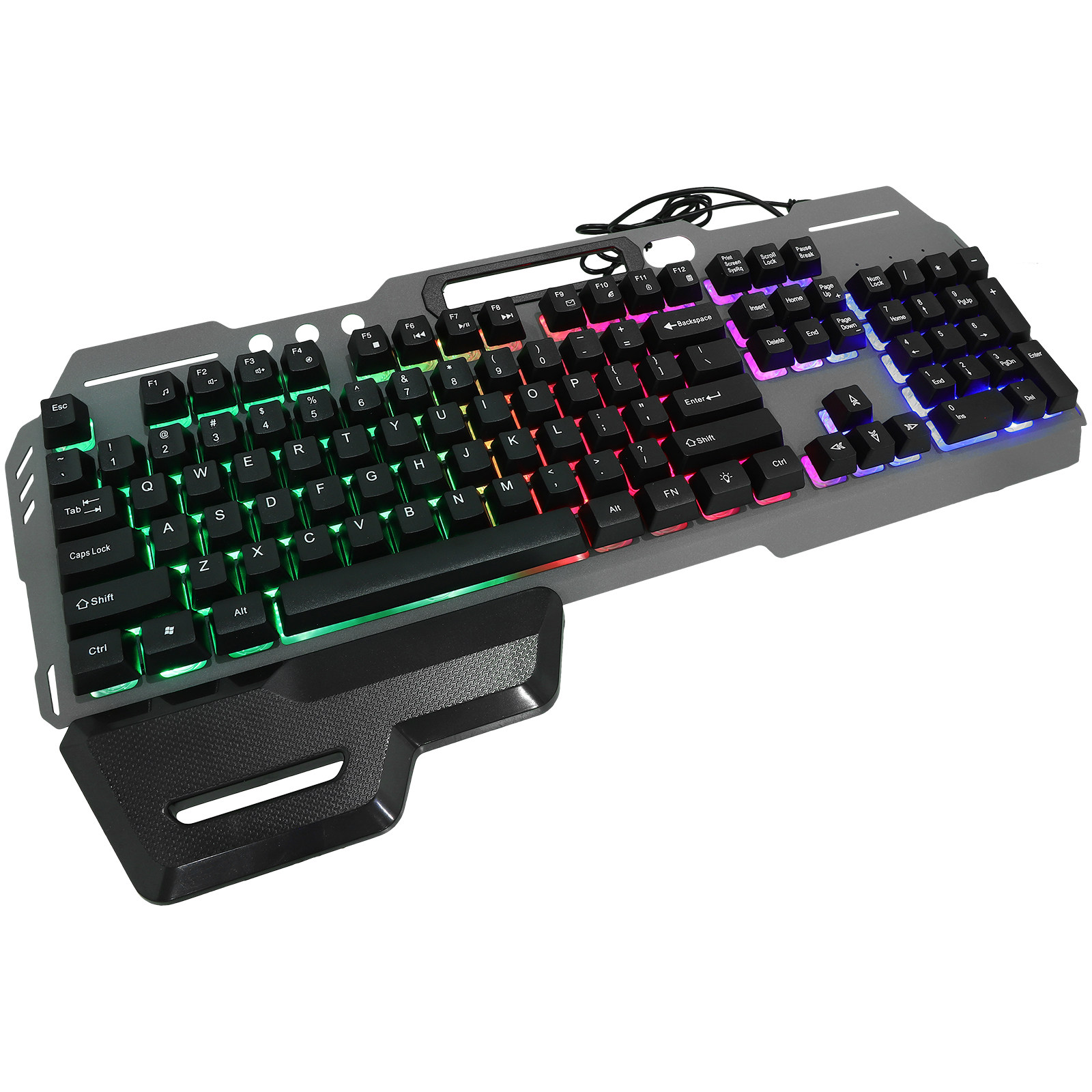 Pc Gaming Cafe - Ergonomic USB Gaming Keyboard 104 Key