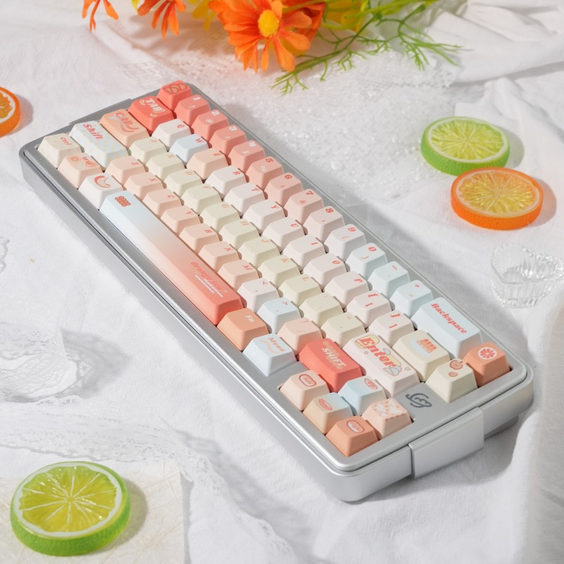 Orange Sea Theme Keycaps Set C - Pc Gaming Orange 评论和价格
