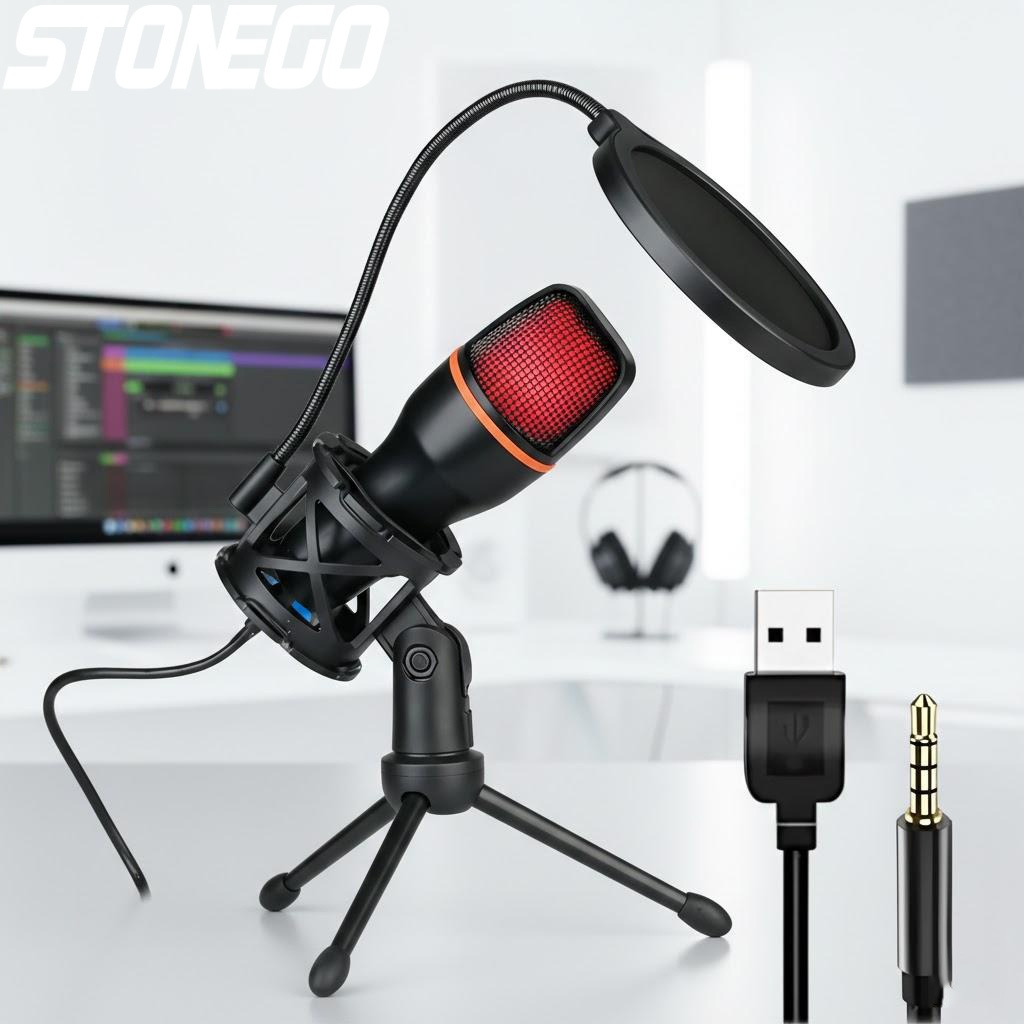 Professional USB Condenser Mic - Pc Gaming Youtube 评论和价格