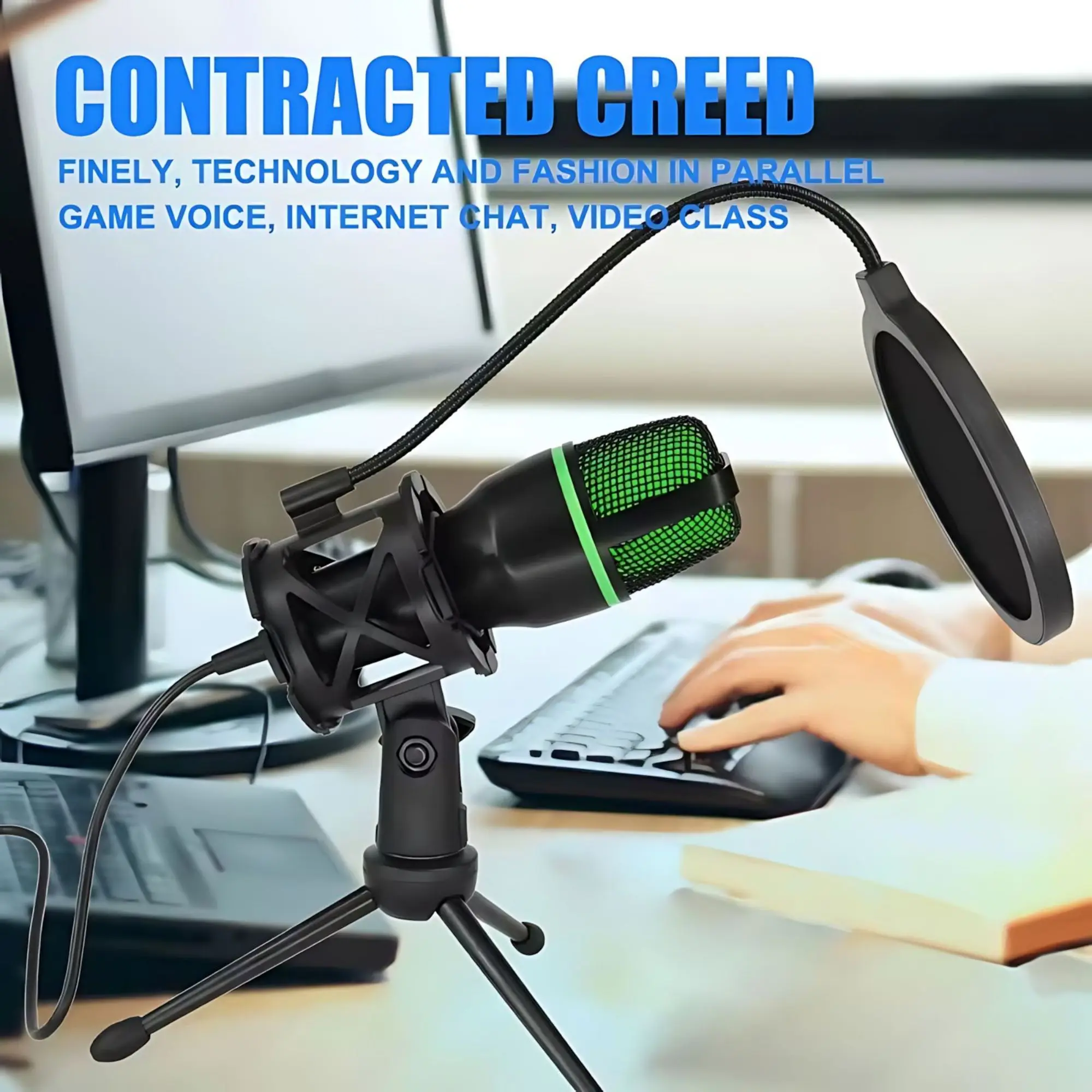 Professional USB Condenser Mic - Pc Gaming Youtube 评论和价格