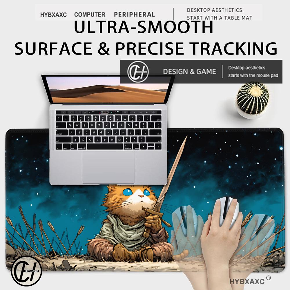 HYBXAXC Orange Cat Warrior Mou - Pc Gaming Orange 评论和价格