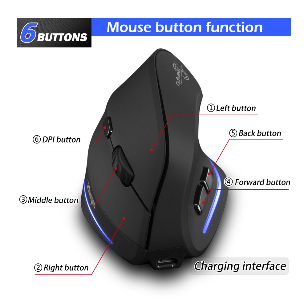 Lefon F35 Wireless Mouse Verti - Pc Gaming X3D 评论和价格