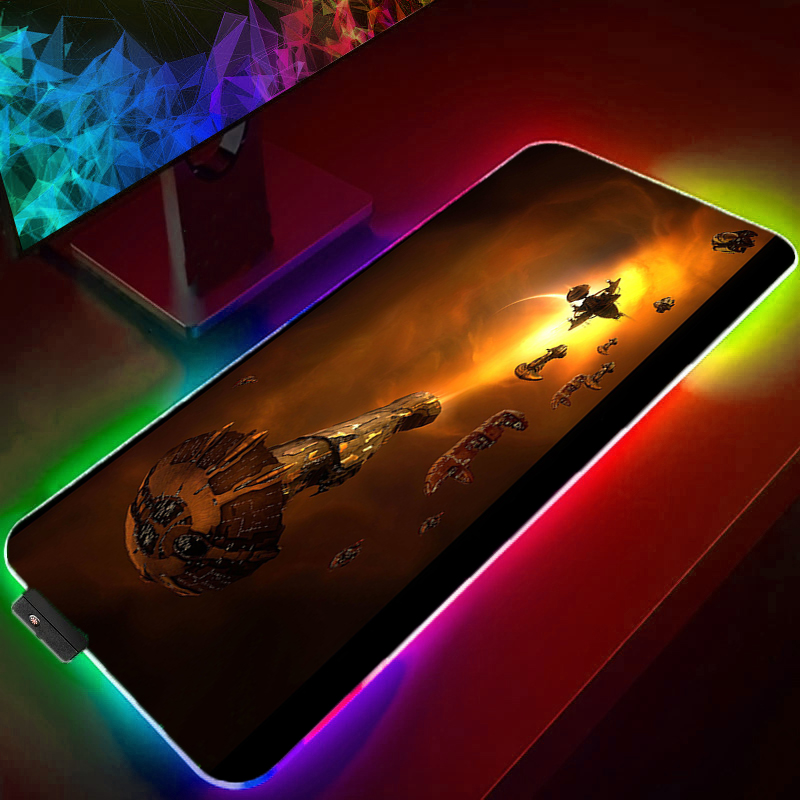 RGB Mouse Pad Gamer Large gami - Pc Gaming Online 评论和价格
