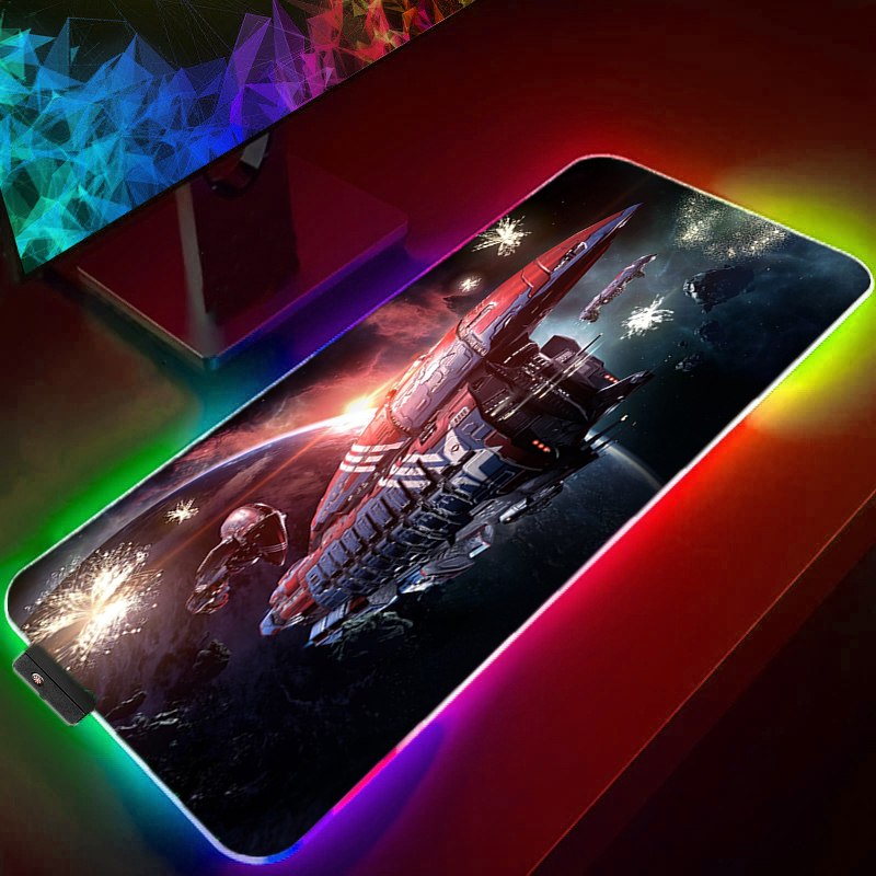 RGB Mouse Pad Gamer Large gami - Pc Gaming Online 评论和价格