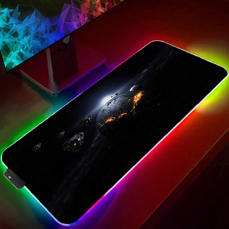 RGB Mouse Pad Gamer Large gami - Pc Gaming Online 评论和价格