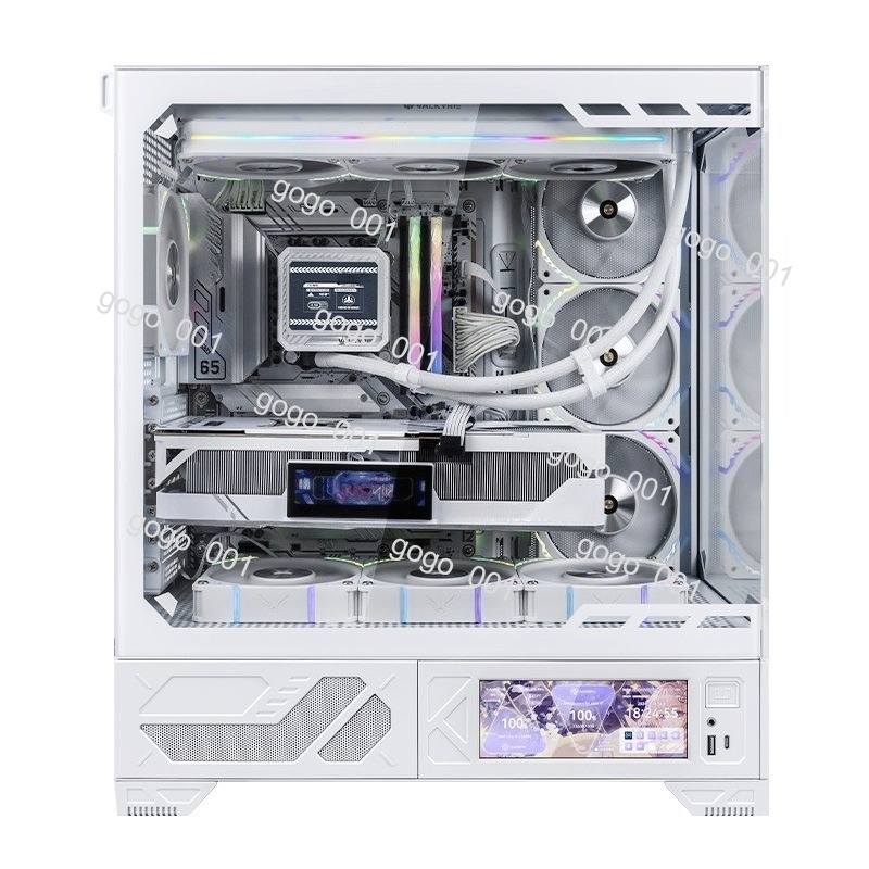 Panoramic ATX PC Case with 6.2 - Pc Gaming Water Cooling 评论和价格