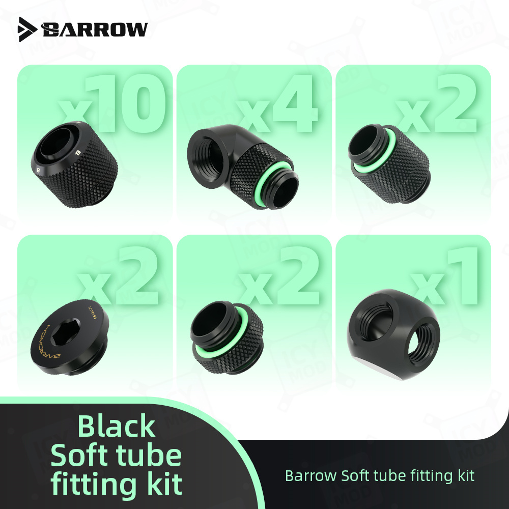 Barrow Soft Tube Connector Kit - Pc Gaming Youtube 评论和价格