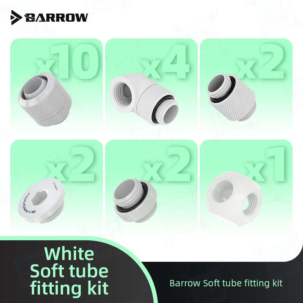 Barrow Soft Tube Connector Kit - Pc Gaming Youtube 评论和价格