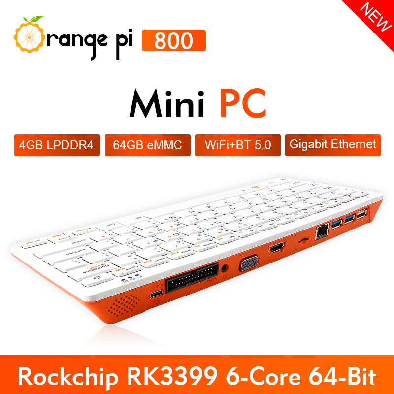 Orange Pi 800+5V4A Type-C Powe - Pc Gaming Orange 评论和价格