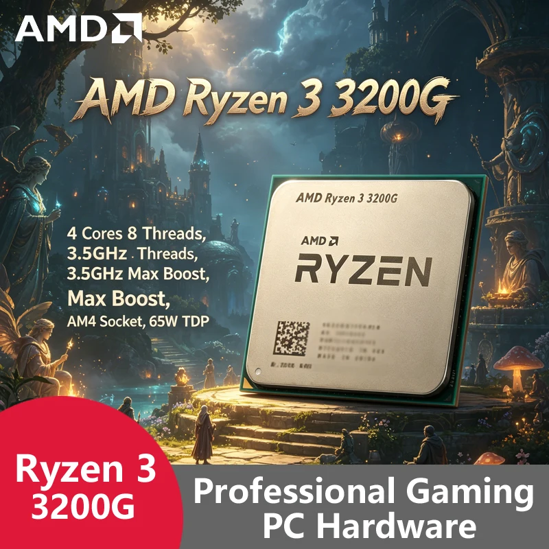 AMD Ryzen 3 3200G AM4 Entry Ga - Pc Gaming Cost 评论和价格