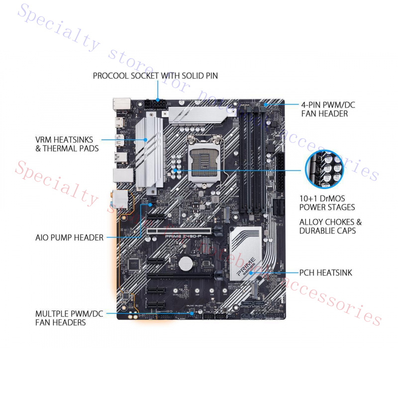 A+ FOR  ASUS PRIME Z490-P LGA  - Pc Gaming X3D 评论和价格