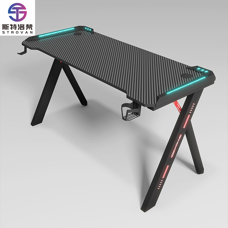 Black Color Modern Gaming Tabl - Pc Gaming Cafe 评论和价格