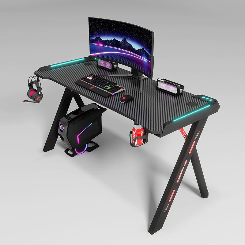 Black Color Modern Gaming Tabl - Pc Gaming Cafe 评论和价格