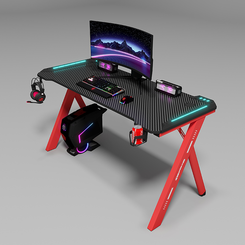 Black Color Modern Gaming Tabl - Pc Gaming Cafe 评论和价格