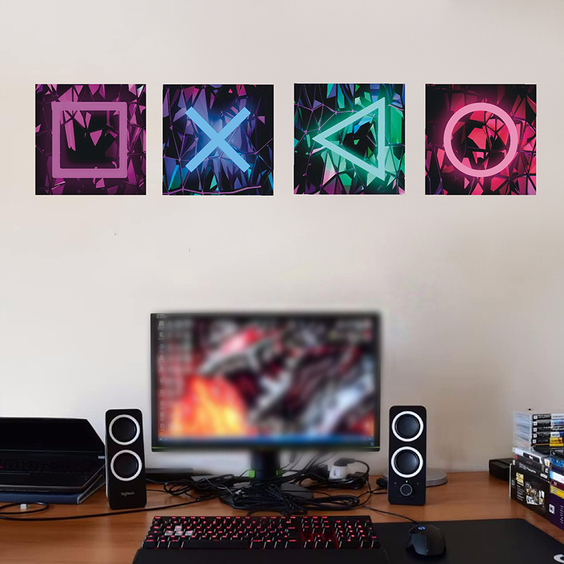 4PCS Kids Gaming Room Game Wal - Pc Gaming Quotes 评论和价格