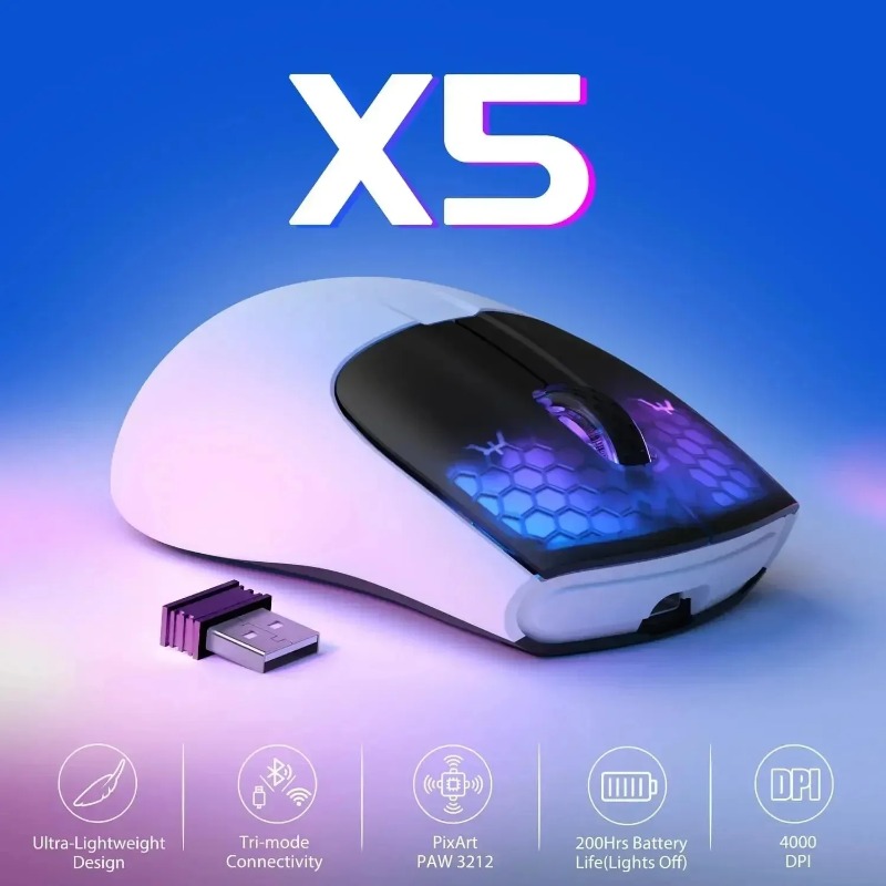 ATTACK SHARK X5 Wireless Gamin - Pc Gaming X3D 评论和价格