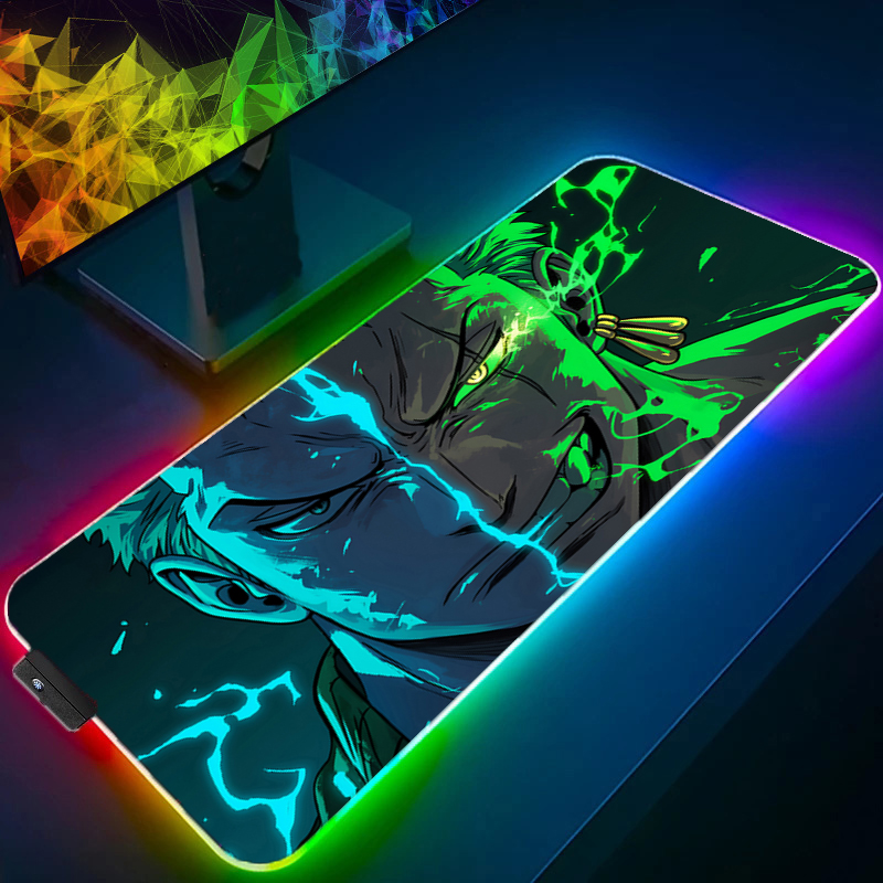 ONE PIECE Zoro Mouse Pad RGB G - Pc Gaming Nzxt 评论和价格