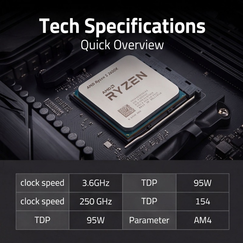 AM4 Socket CPU Processor R5 26 - Pc Gaming Cpu 评论和价格