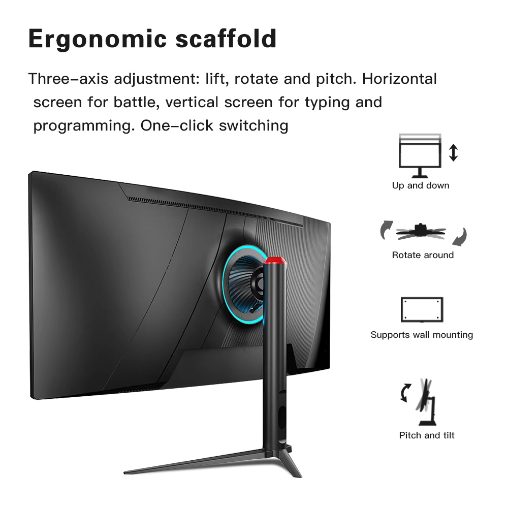 Factory Wholesale 34 Inch Curv - Pc Gaming Cost 评论和价格