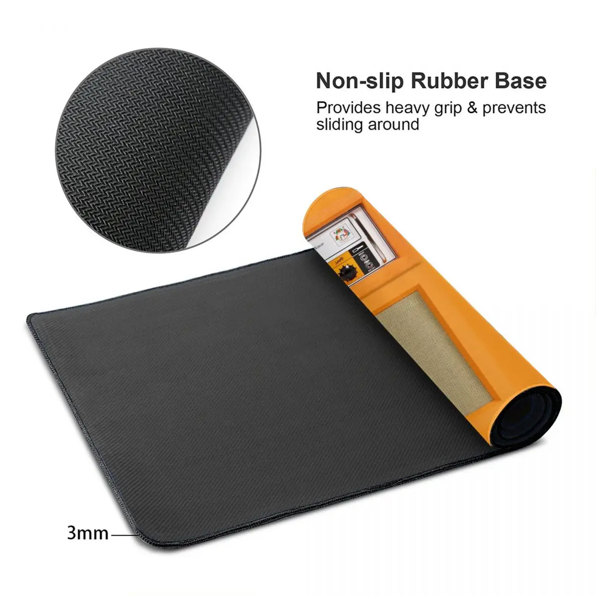 Large Mouse Pad Orange Color A - Pc Gaming Orange 评论和价格