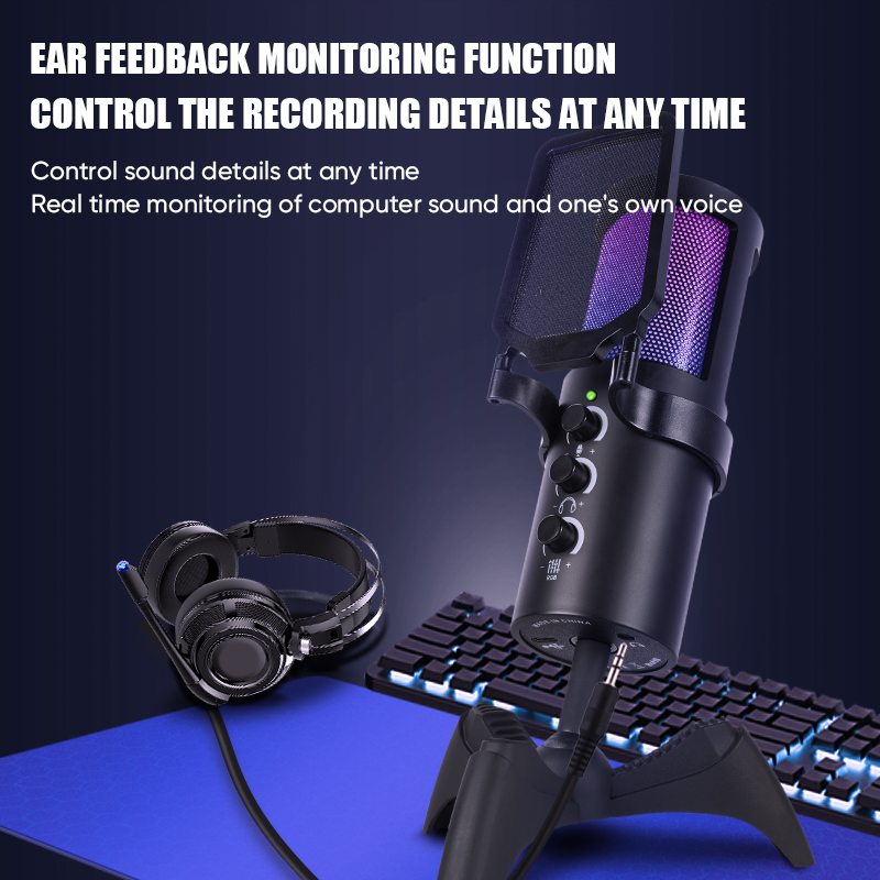 FUHAM MV9 RGB Gaming USB Conde - Pc Gaming Online 评论和价格