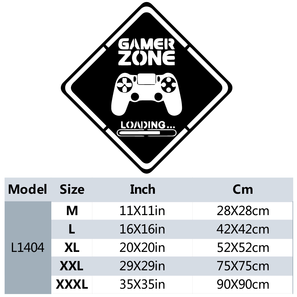 1pc Gamer Zone Door Decal Wall - Pc Gaming Quotes 评论和价格