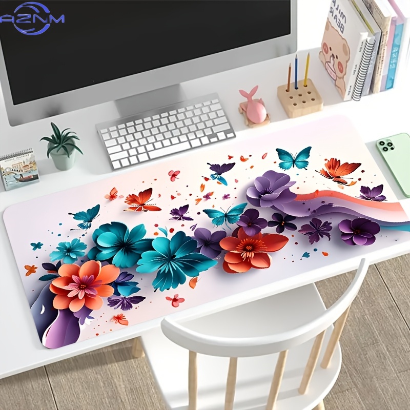 1pc Large Gaming Desk Mat Comp - Pc Gaming Orange 评论和价格