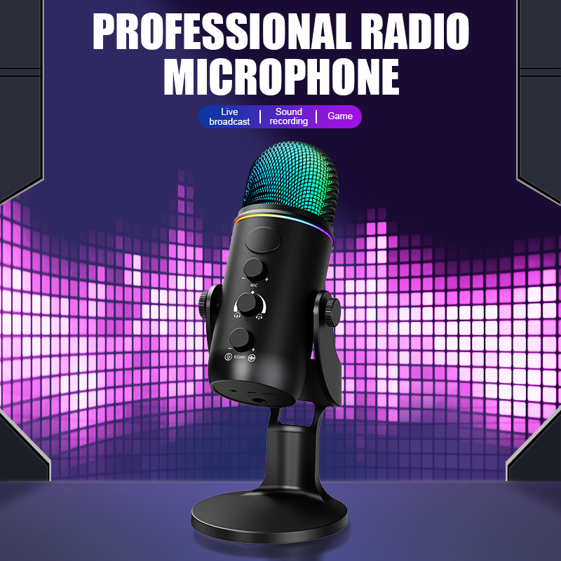 RGB USB Gaming Mic, Plug & Pla - Pc Gaming Youtube 评论和价格