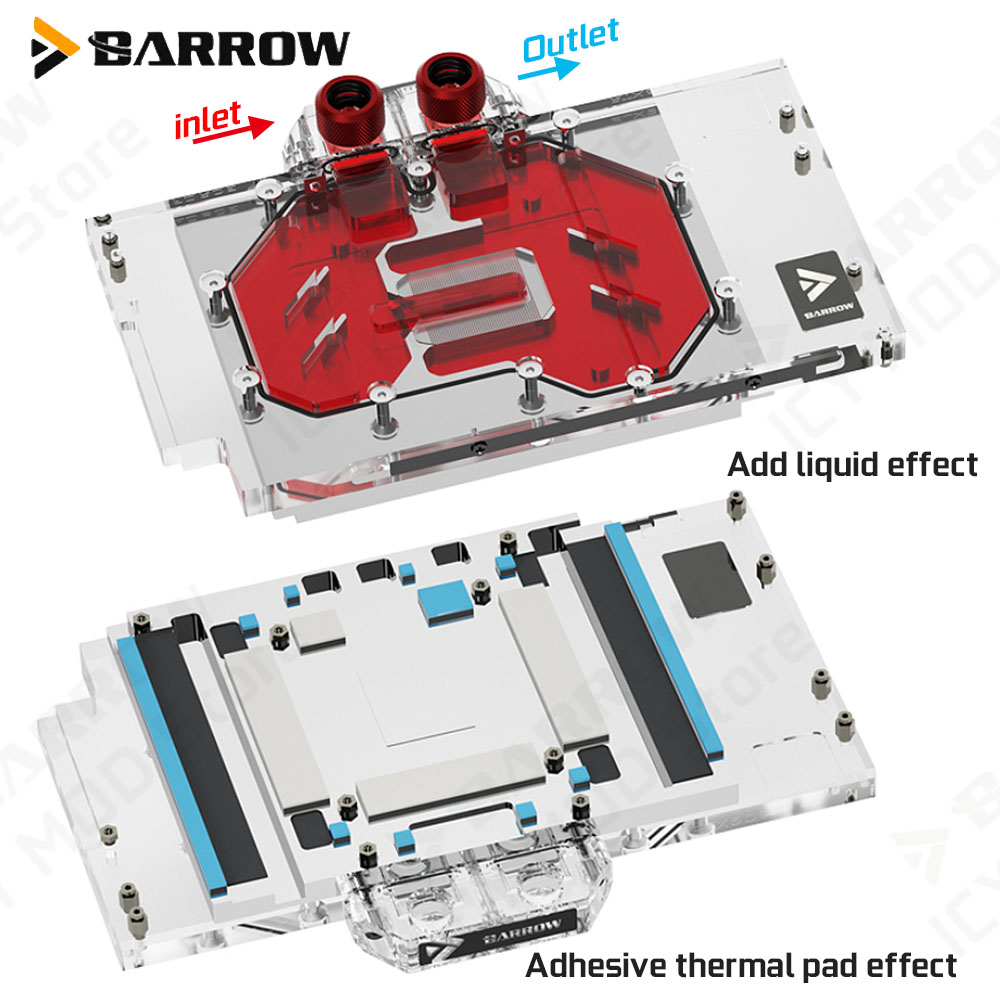 Barrow Display Card Water Cool - Pc Gaming Water Cooling 评论和价格