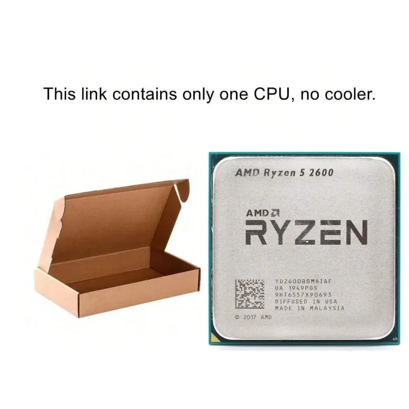 AMD Ryzen5 2600 AM4 Interface  - Pc Gaming Cpu 评论和价格