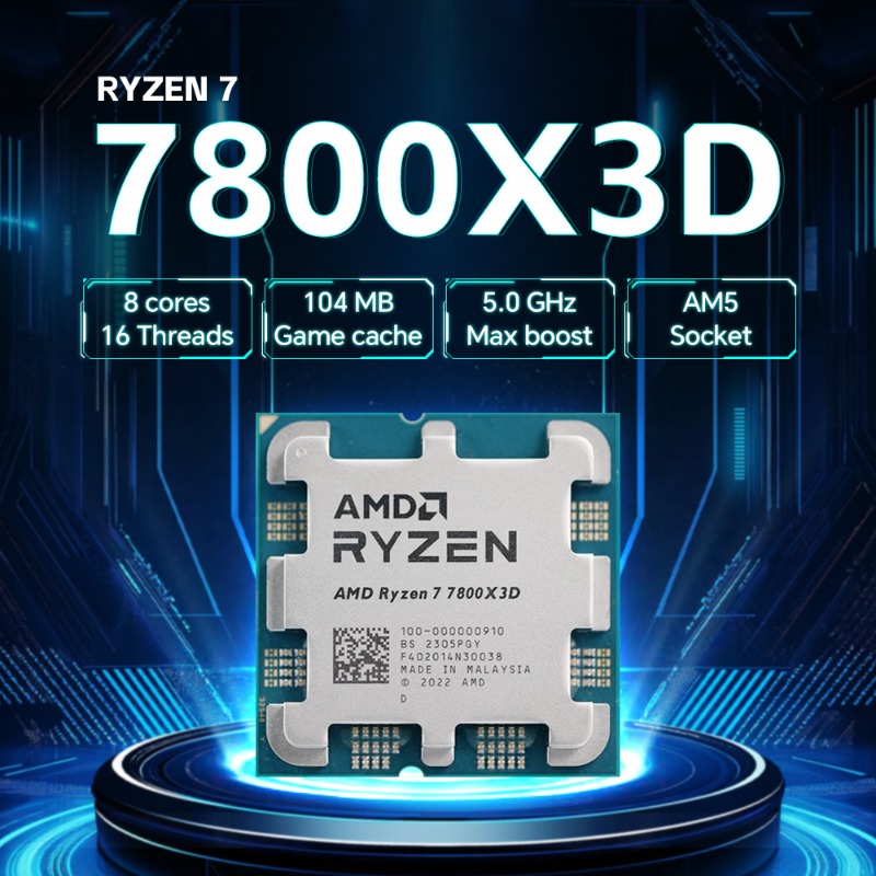 Socket AM5 AMD R7 7800X3D Gami - Pc Gaming Cpu 评论和价格