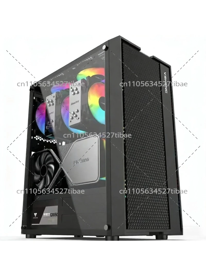 Black E-ATX Computer Case with - Pc Gaming Cpu 评论和价格